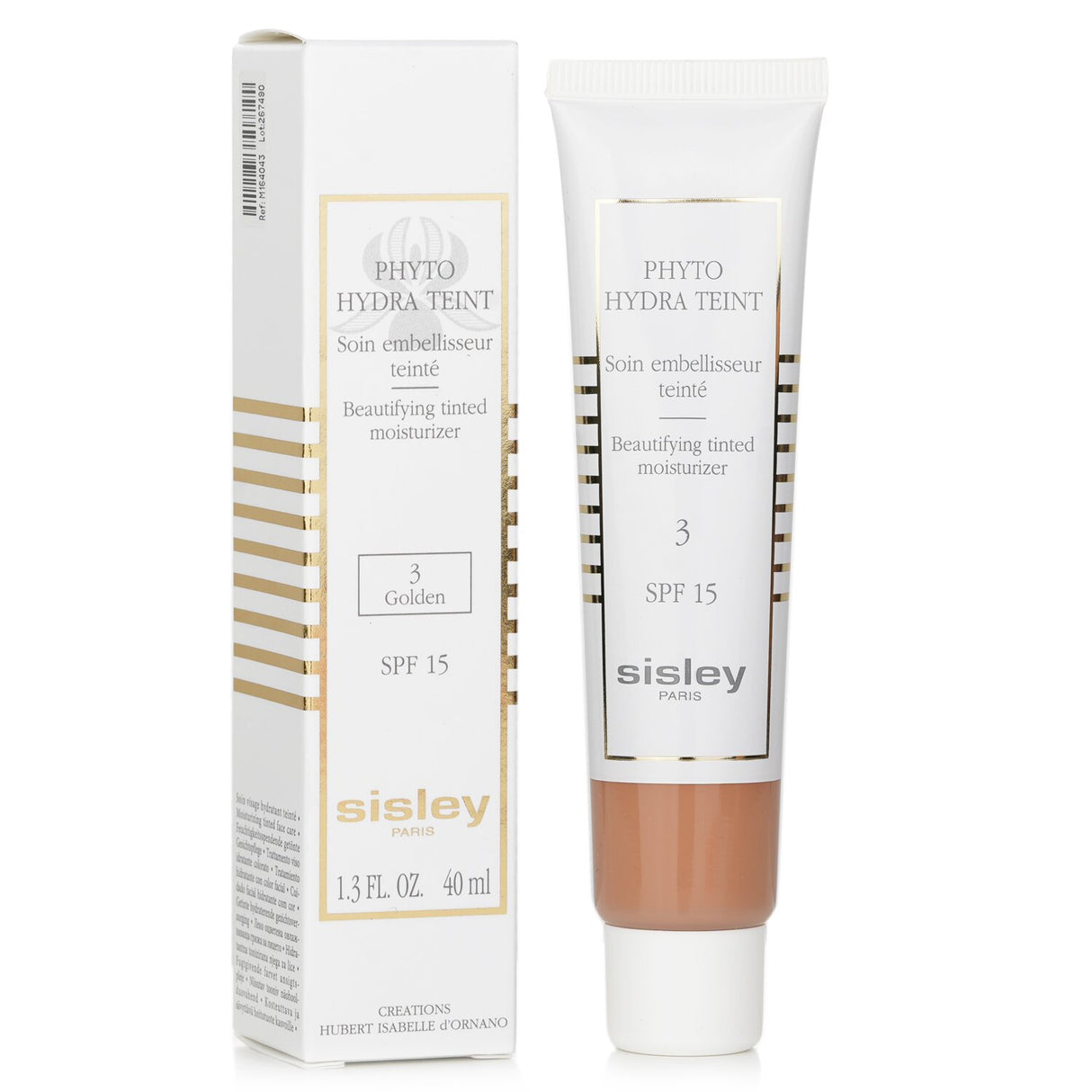 Sisley Phyto Hydra Teint #3 Golden, a tinted moisturizer with SPF 15 for a natural, luminous finish and flawless complexion.