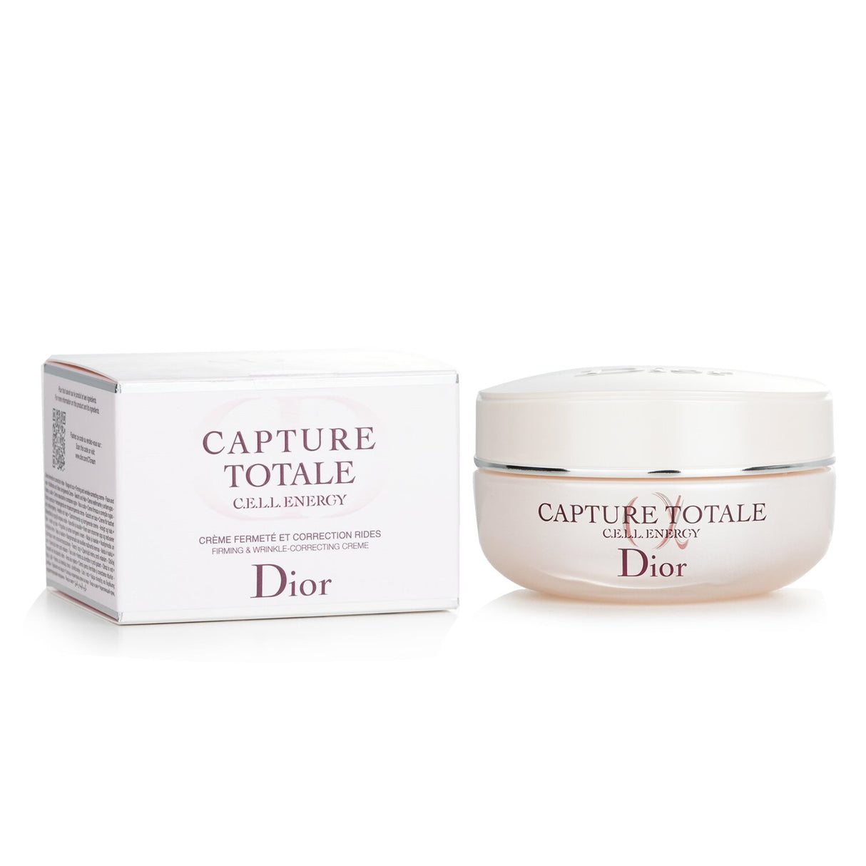 Christian Dior Capture Totale C.E.L.L. Energy cream in 50ml revitalizes skin, reduces wrinkles, and enhances texture with floral technology.