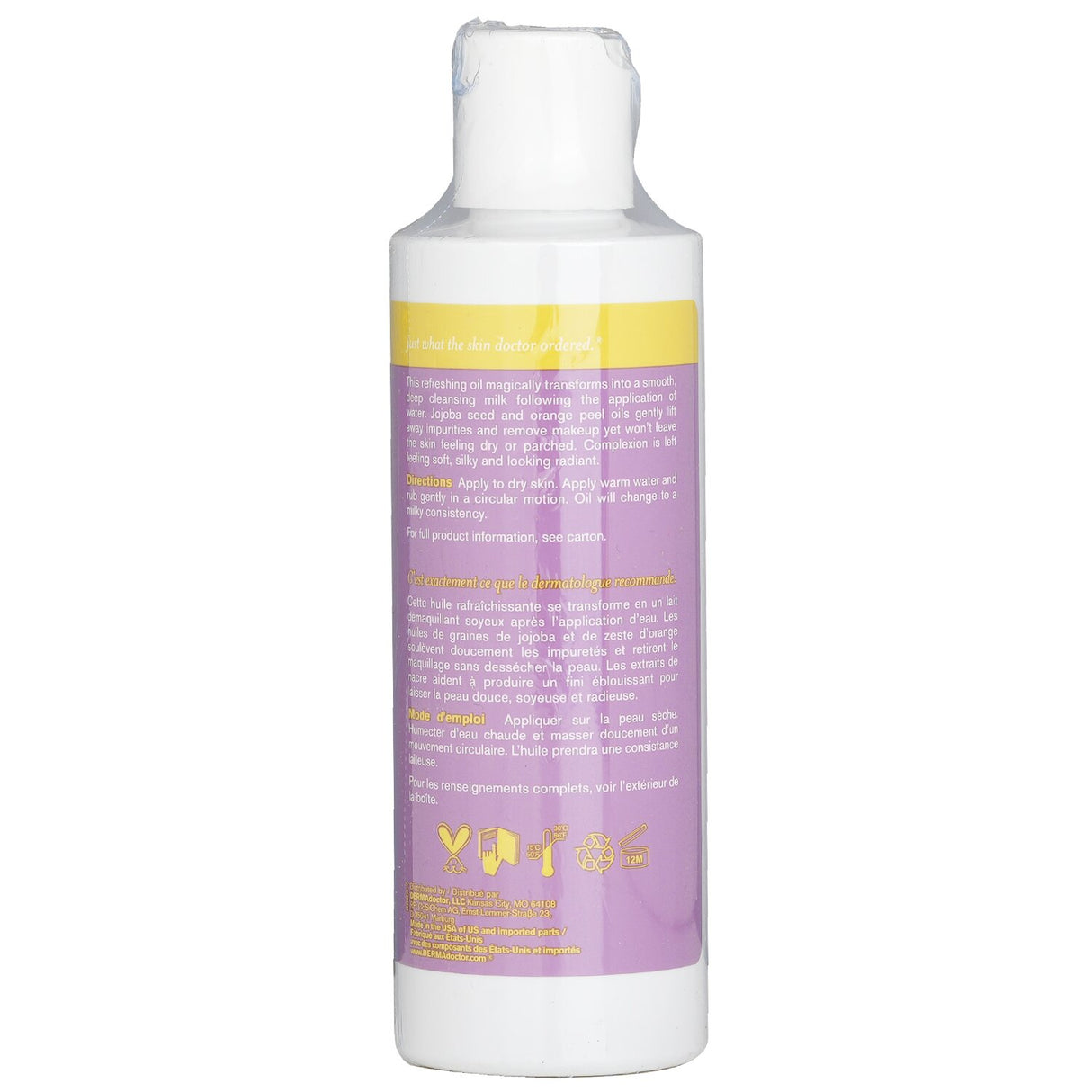 Transformative oil-to-milk facial cleanser with jojoba, orange peel oils, and K-beauty Jukyeom 9x for all skin types.