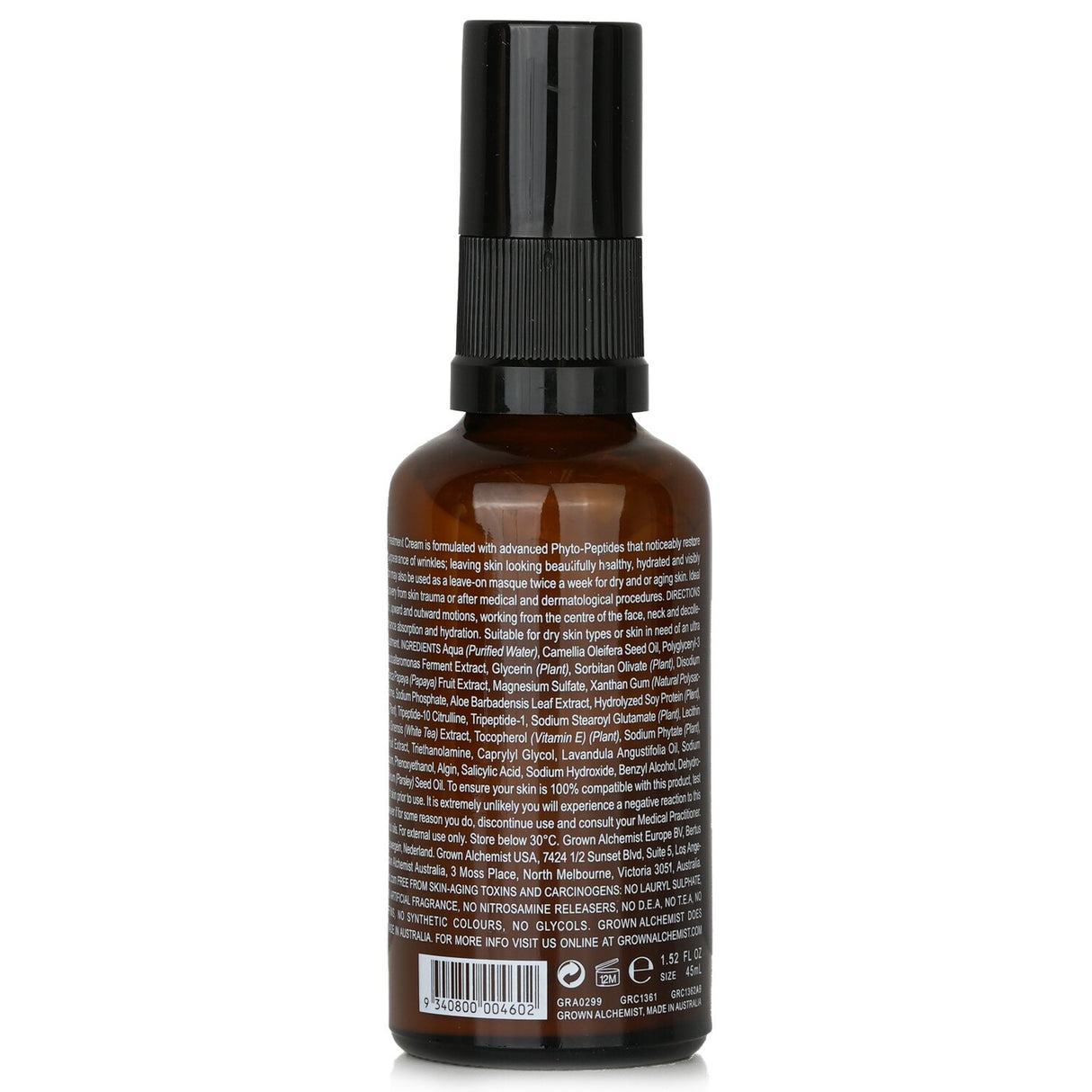 Ultra-rich Age-Repair Treatment Cream with phyto-peptides and white tea extract for youthful, hydrated skin.