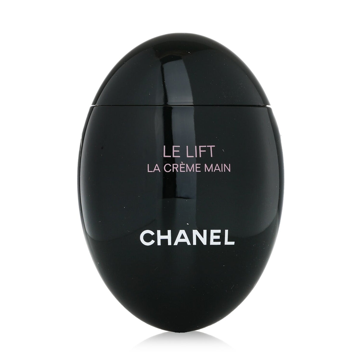 Luxurious Chanel Le Lift Hand Cream in a sleek pebble-shaped container, enriched with natural ingredients for rejuvenated hands.