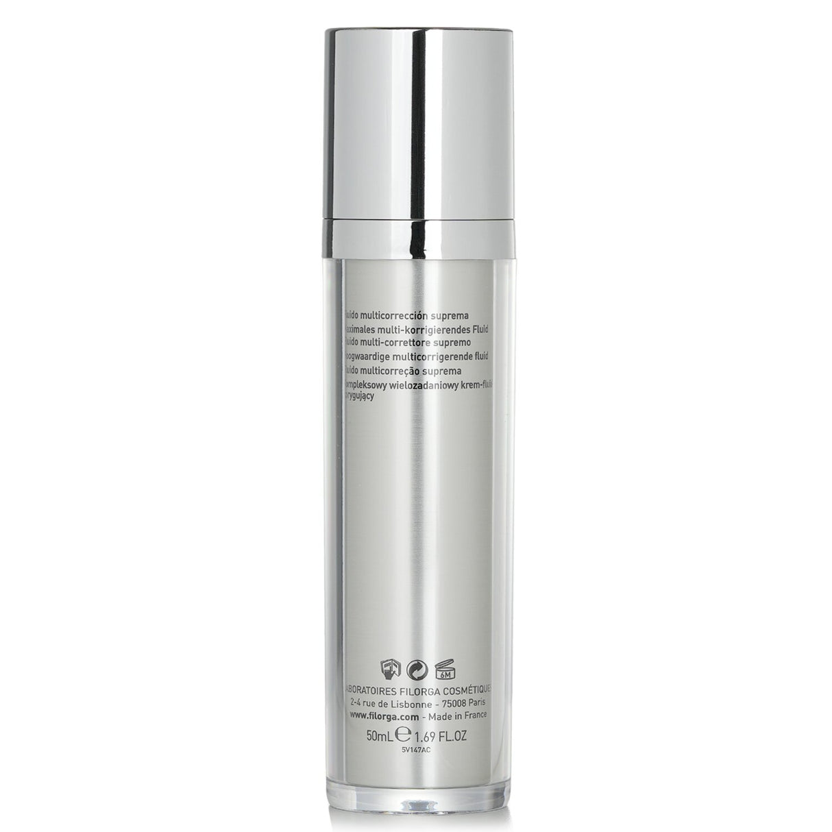 Filorga NCEF-Reverse Mat Supreme Fluid for combination skin, offering hydration, wrinkle reduction, and a matte finish.