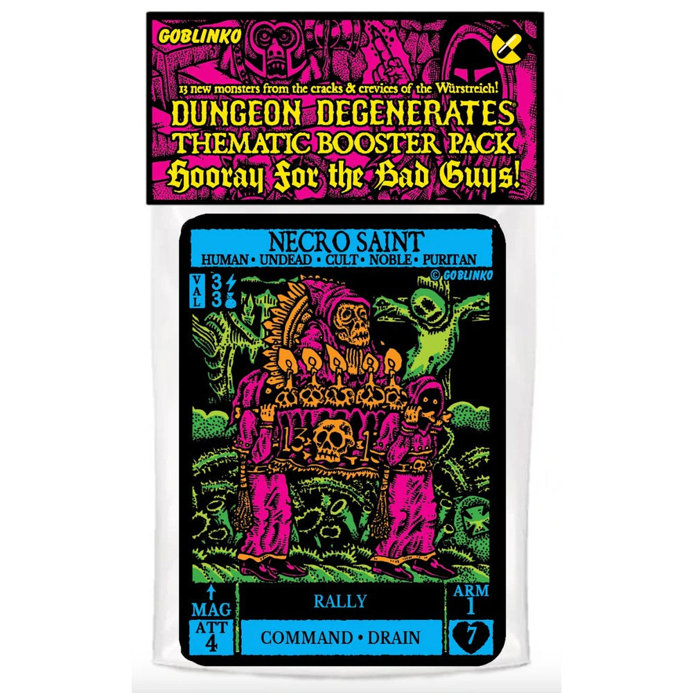 Dungeon Degenerates - Hooray for the Bad Guys Booster Board Game
