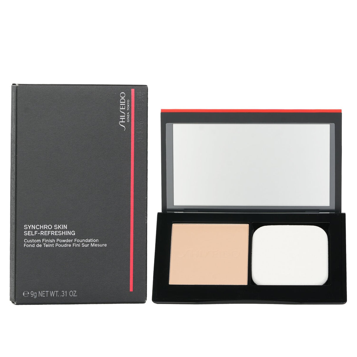 Shiseido - Synchro Skin Self Refreshing Custom Finish Powder Foundation - # 160