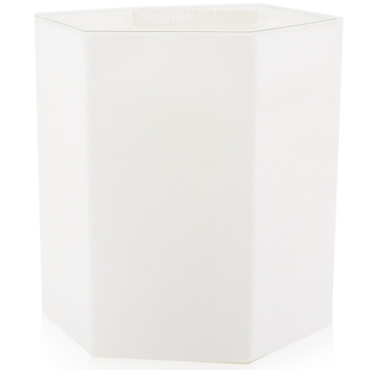Antica Farmacista Santorini Candle in a soft white glass, offering vibrant citrus scents and 60 hours of aromatic illumination.