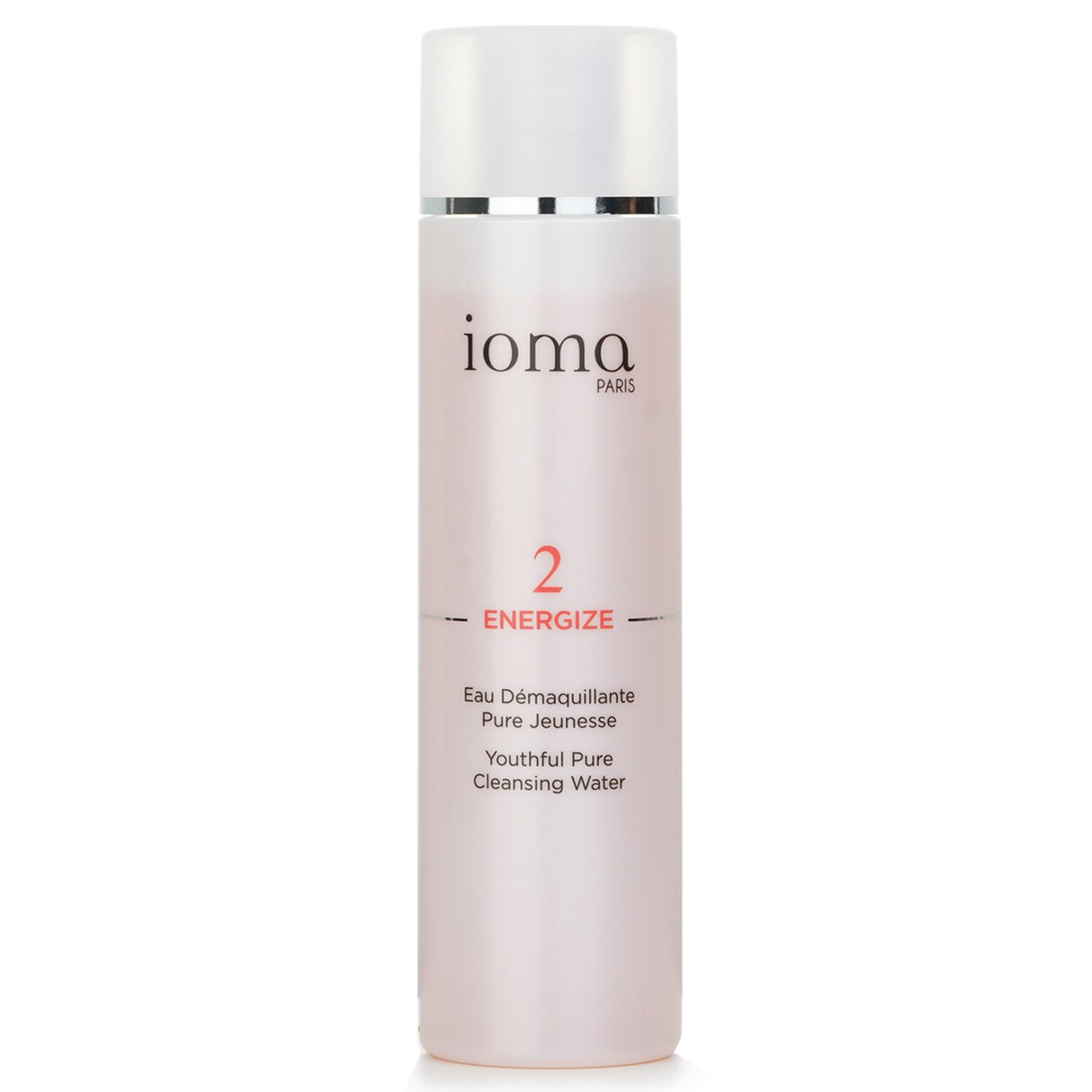 IOMA Energize cleansing water: 200ml lotion that hydrates, cleanses, and tones with Ricin, Mallow, and Chamomile extracts.