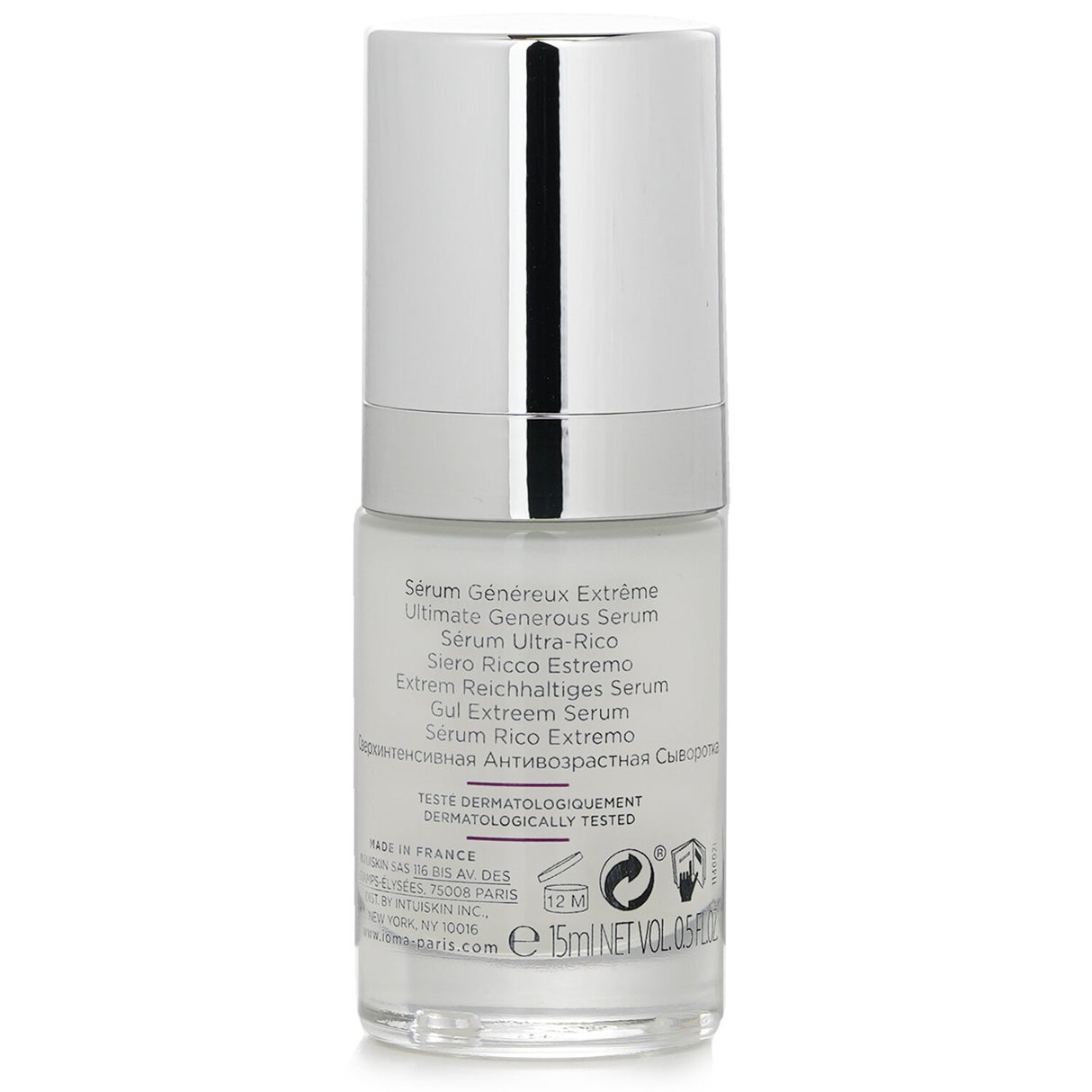 IOMA Renew Ultimate Generous Serum in 15ml, a potent anti-aging gel for firm, smooth, and youthful skin.