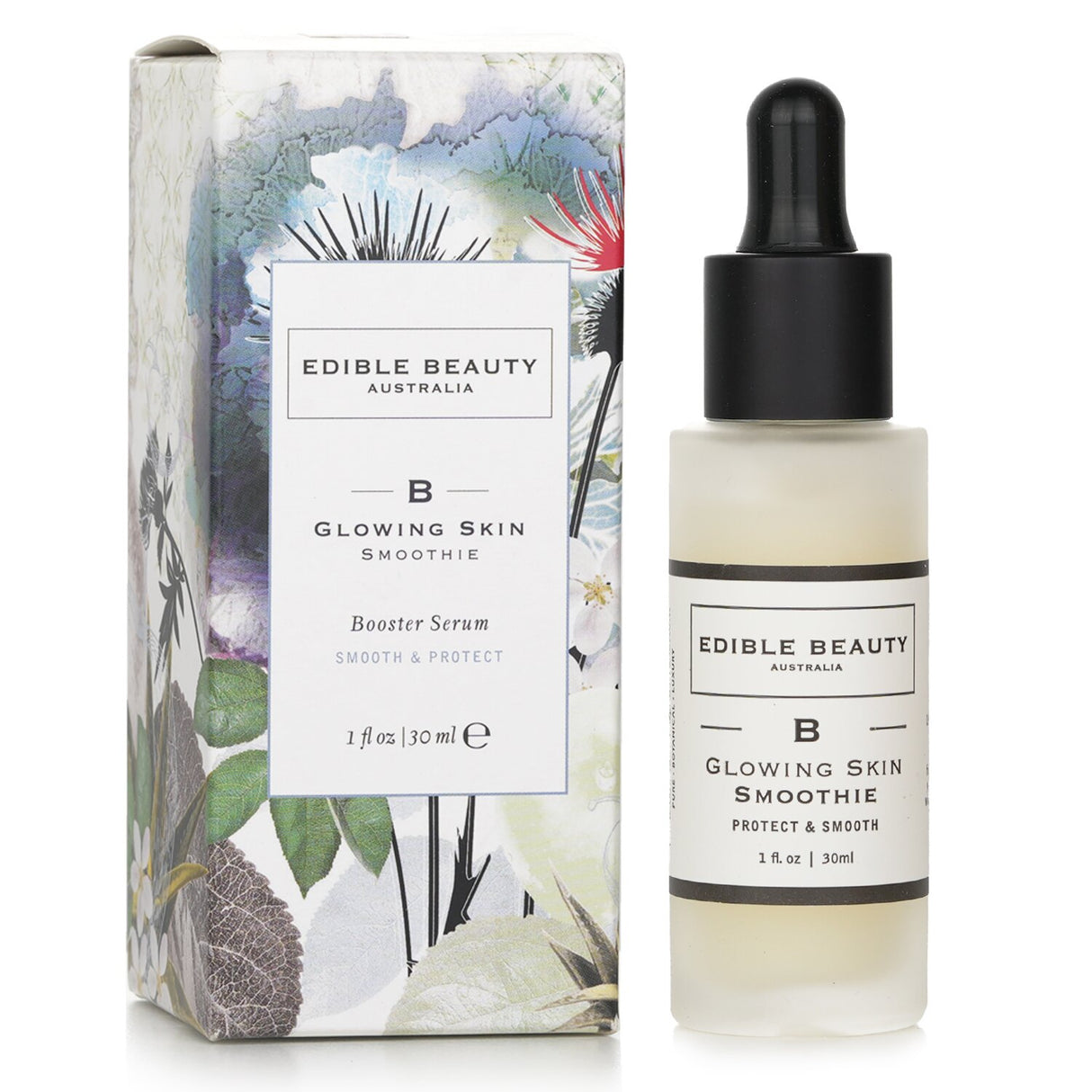 Edible Beauty -B- Glowing Skin Smoothie Booster Serum - Protect & Smooth 30m