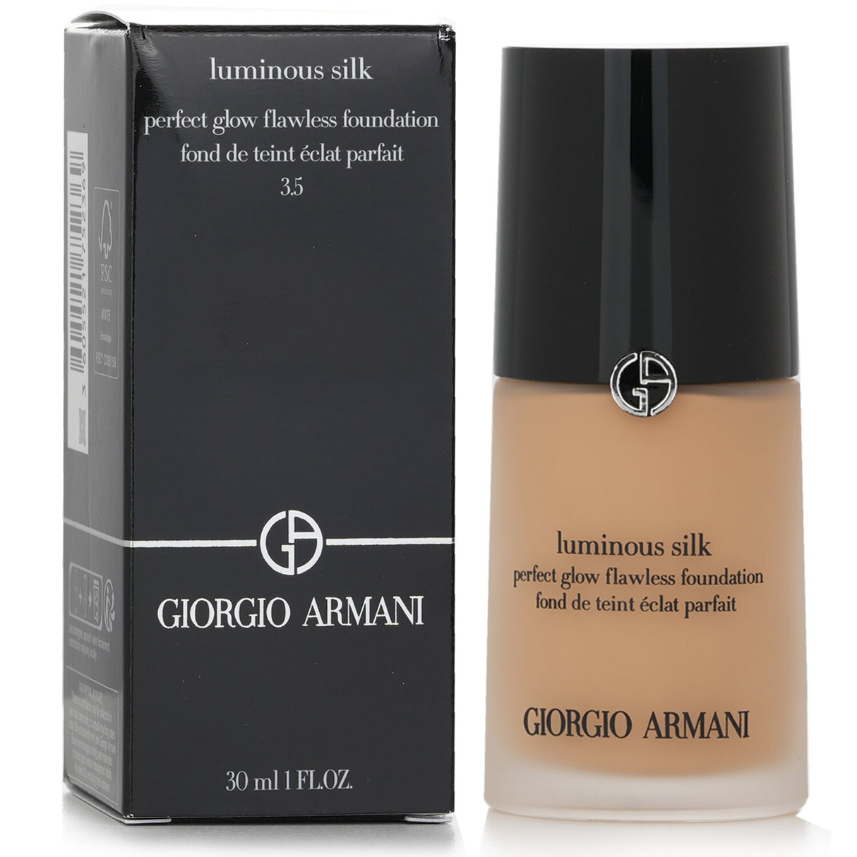 Giorgio Armani - Luminous Silk Foundation - # 3.5 (Light, Warm) - 30ml/1oz