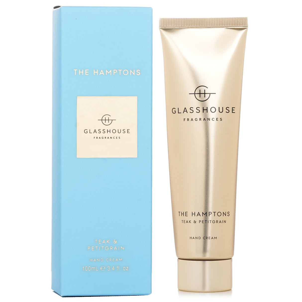 Glasshouse Hand Cream - The Hamptons (Teak & Petitgrain) 100ml/3.4oz