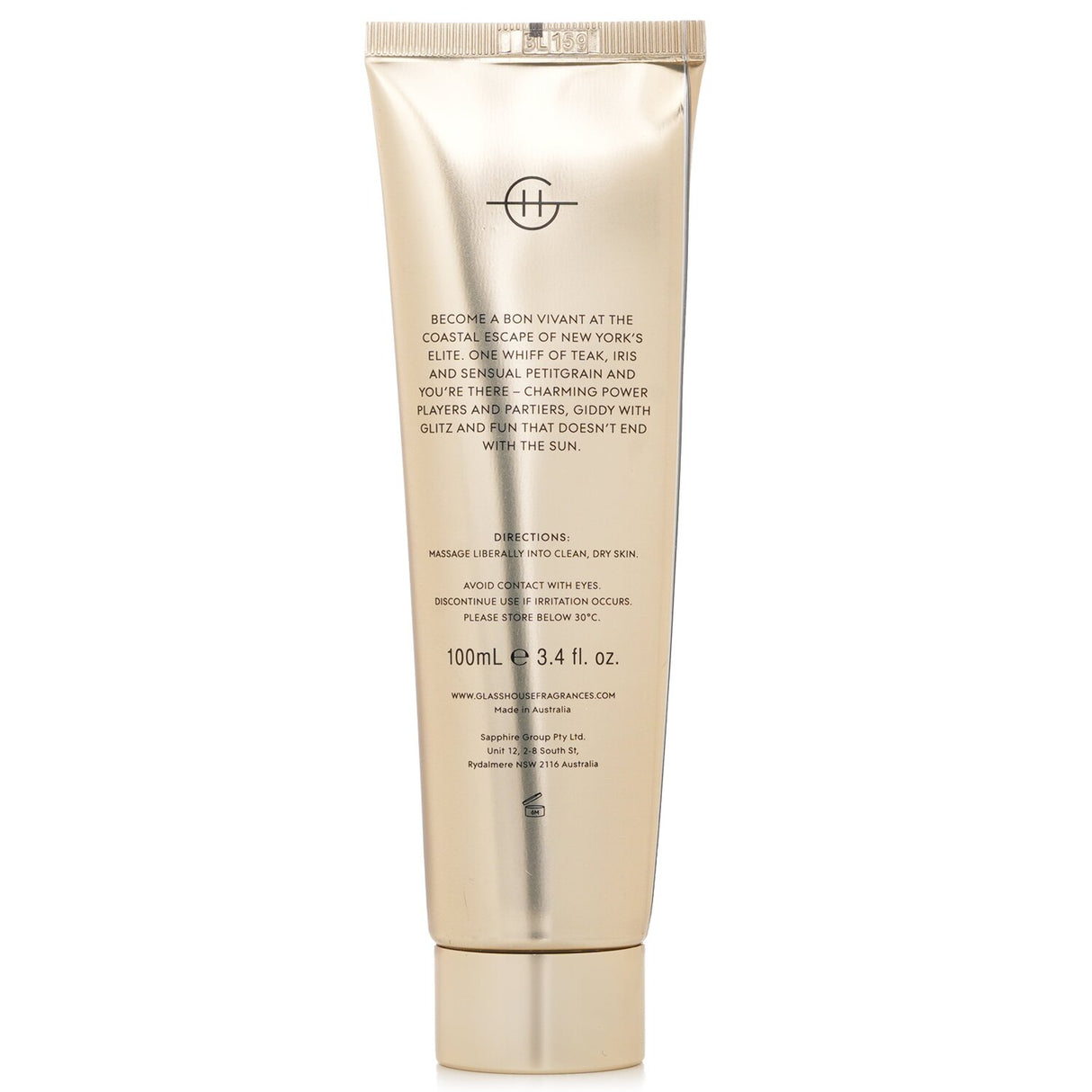 Glasshouse Hand Cream - The Hamptons (Teak & Petitgrain) 100ml/3.4oz