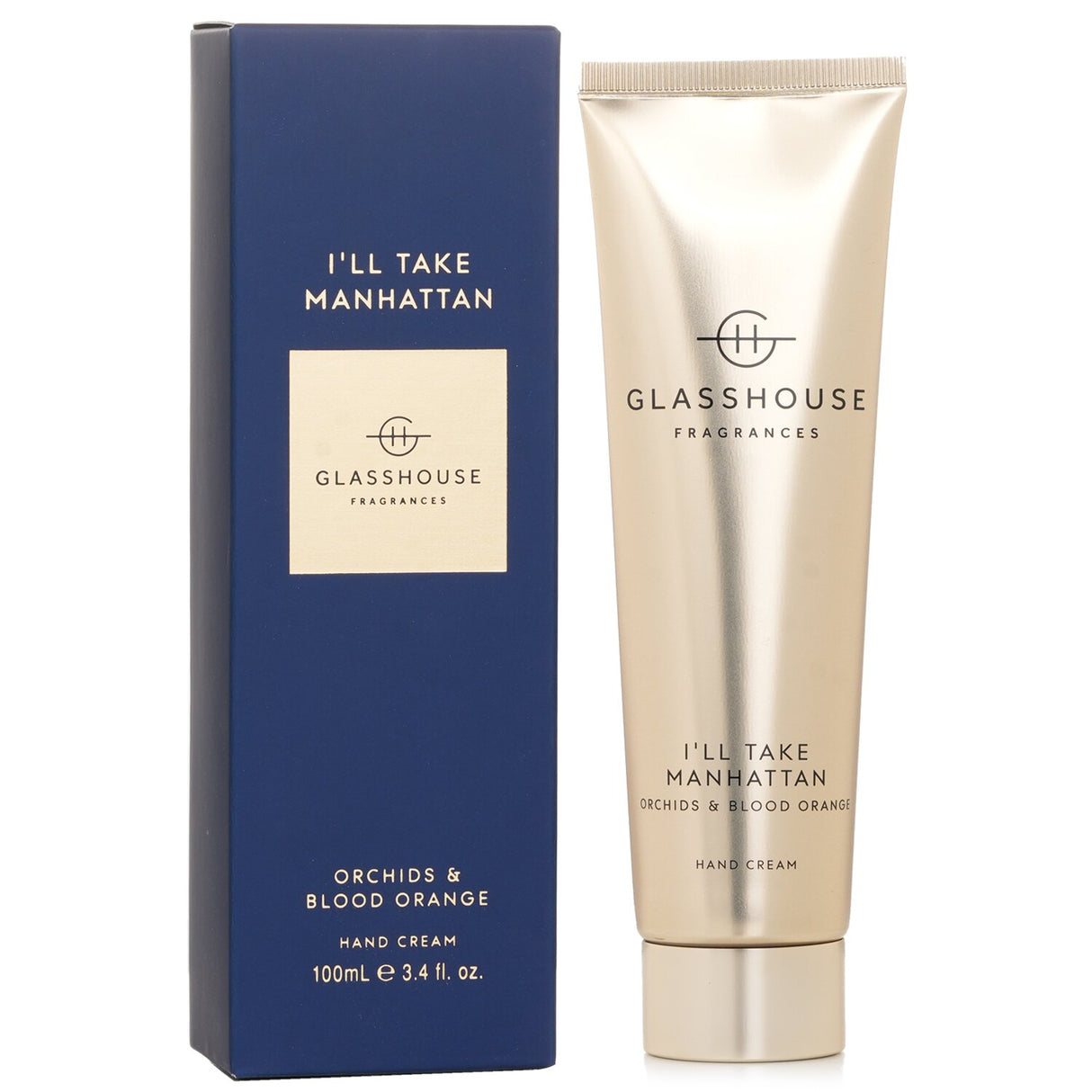 Glasshouse Hand Cream - I'll Take Manhattan (Orchids & Blood Orange) 100ml/3
