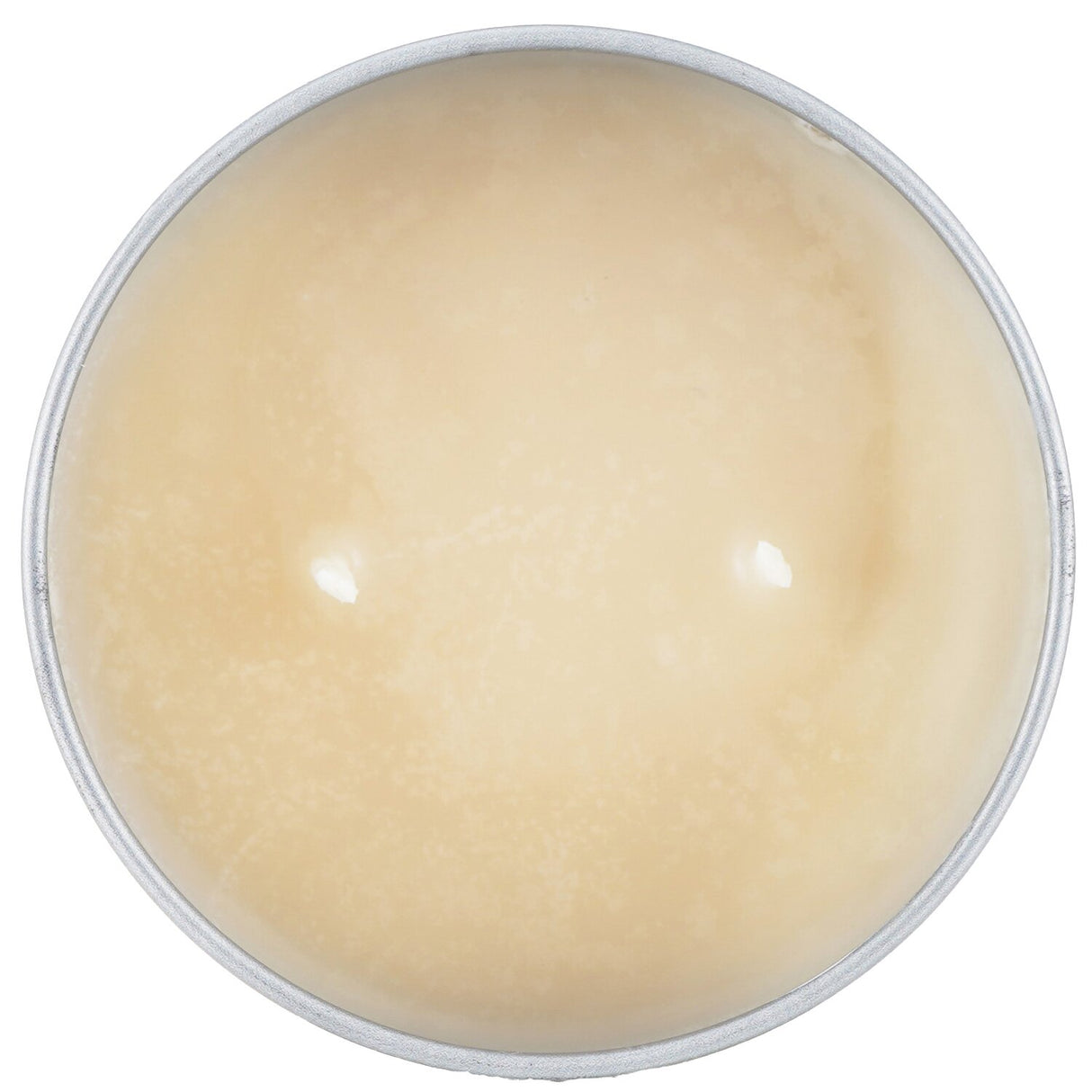 Beeswax tin candle in Tropical Forest scent, 8x6 cm, with wooden wicks for a clean burn and eco-friendly packaging.