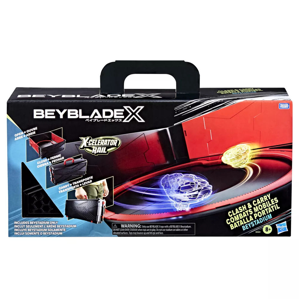 Beyblade X Clash & Carry Beystadium Set