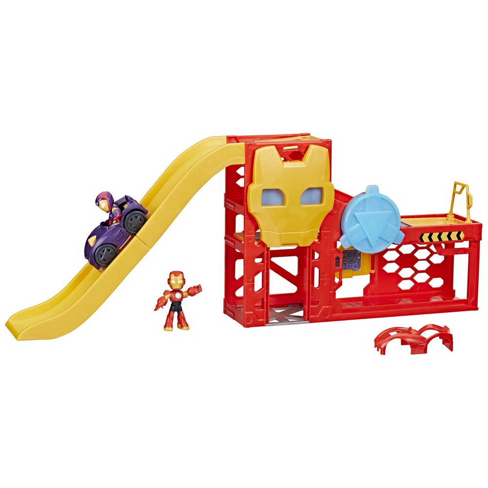 Iron Man and His Awesome Friends Iron Garage Playset Action Figure