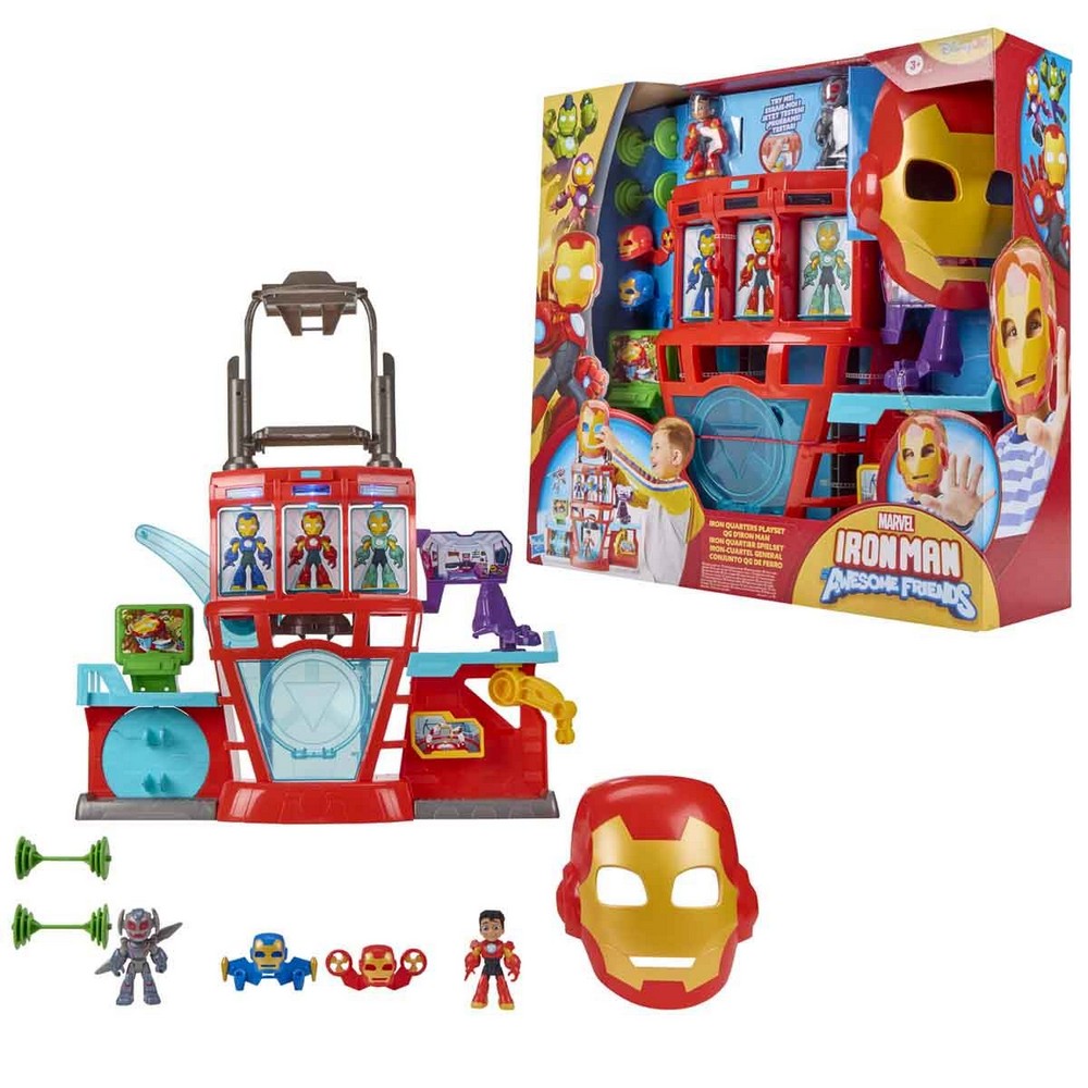 Iron Man and His Awesome Friends Iq Playset Action Figure