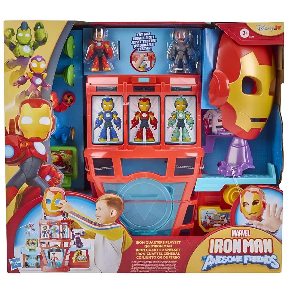 Iron Man and His Awesome Friends Iq Playset Action Figure
