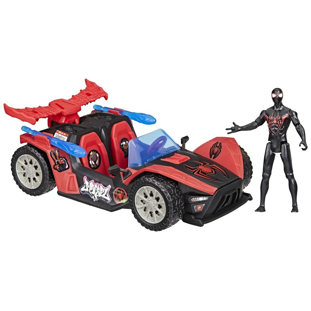 Spider-Man Venomversus Miles Remix Blast Racer Action Figure