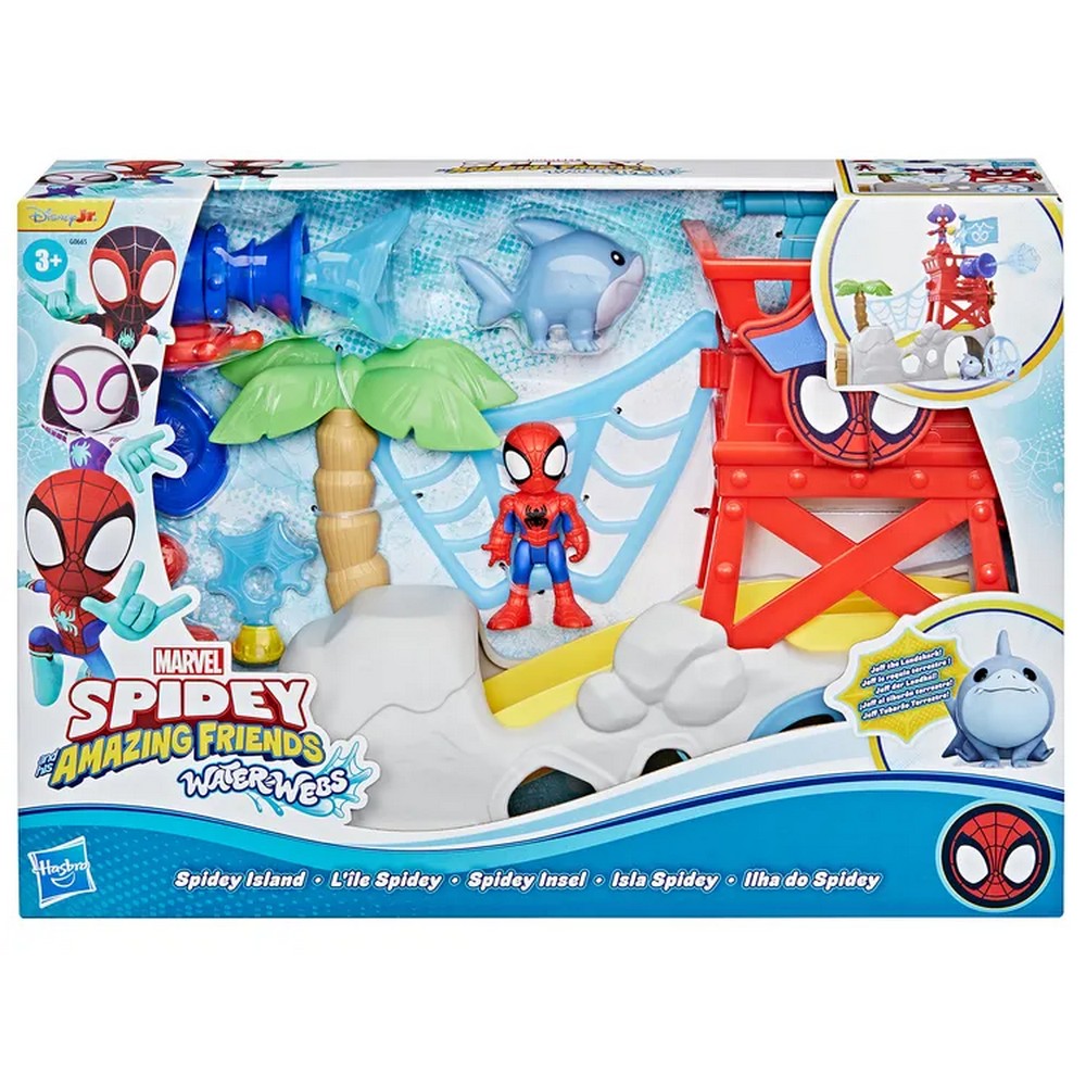 Spidey and His Amazing Friends Spidey Island Playset Action Figure