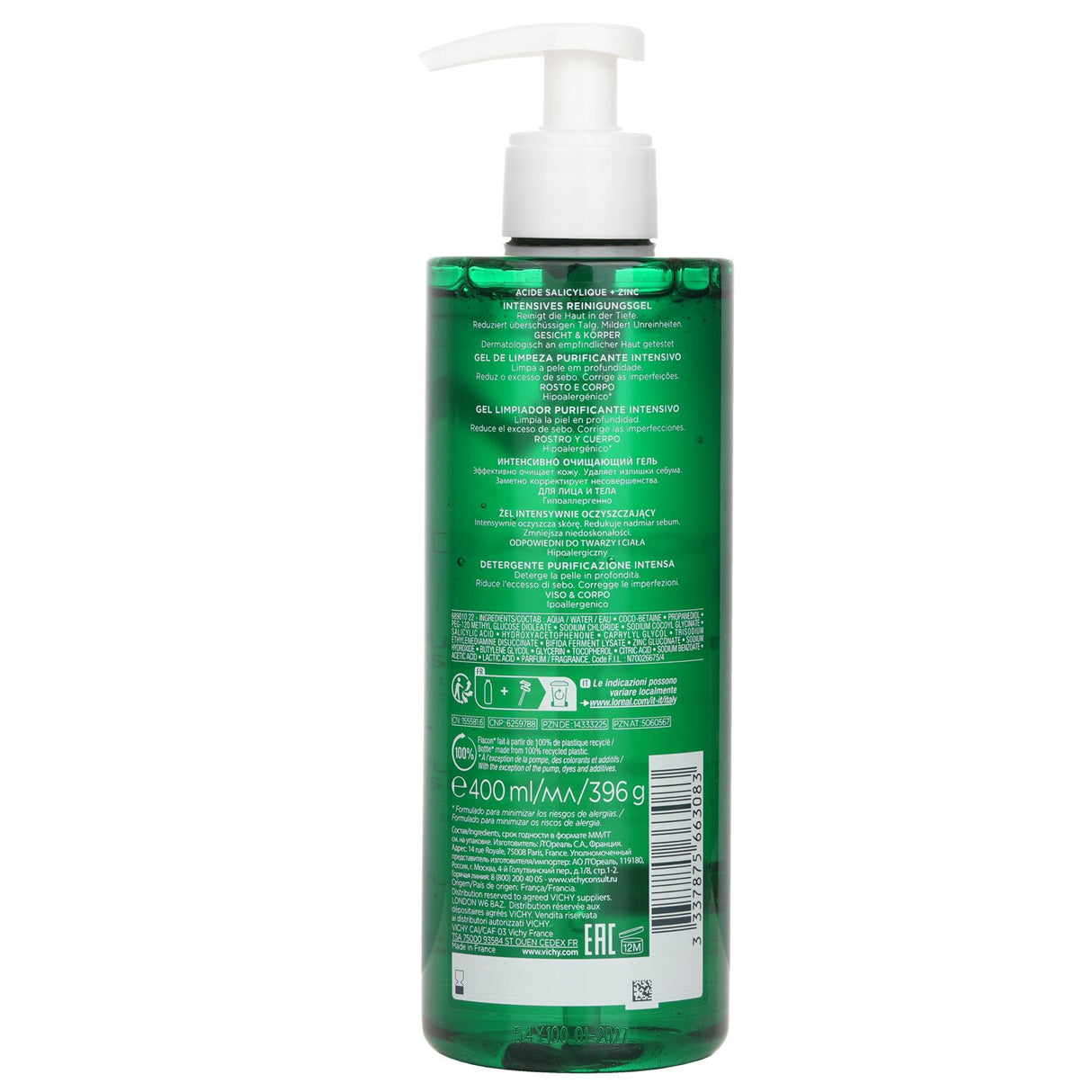 Vichy - Normaderm Phytosolution Intensive Purifying Gel (For Oily, Blemish-Prone