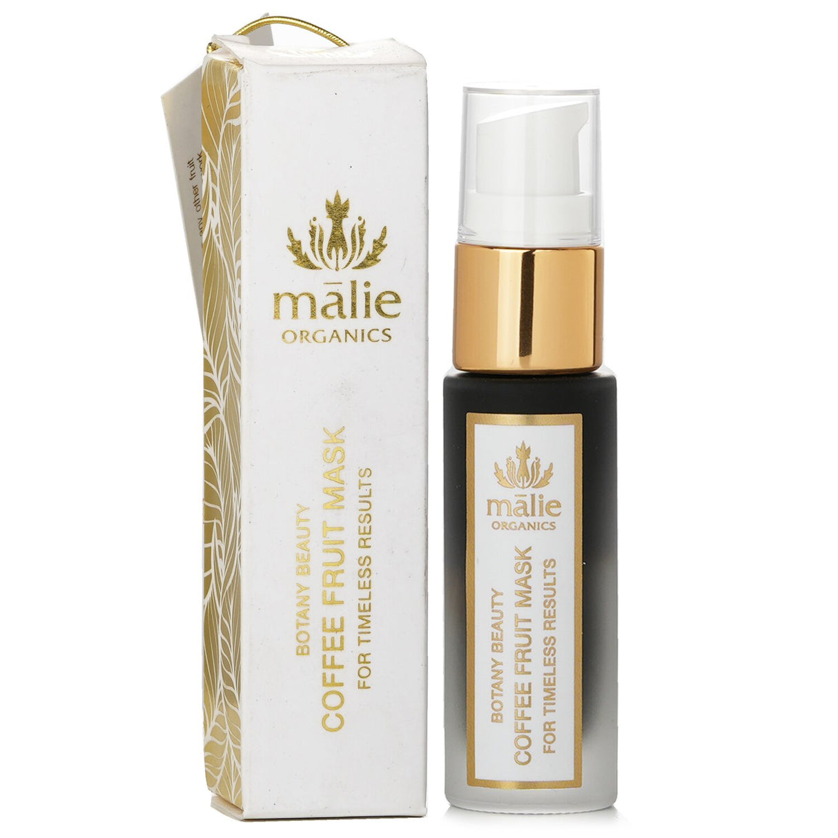 Malie Coffee Fruit Mask in 15ml, featuring Hawaiian Coffee Fruit Extract for anti-aging and revitalizing skin benefits.