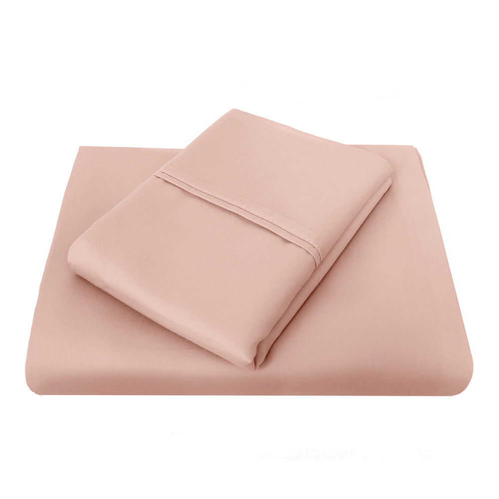 1000TC Sheet Set Blush King- Bambury