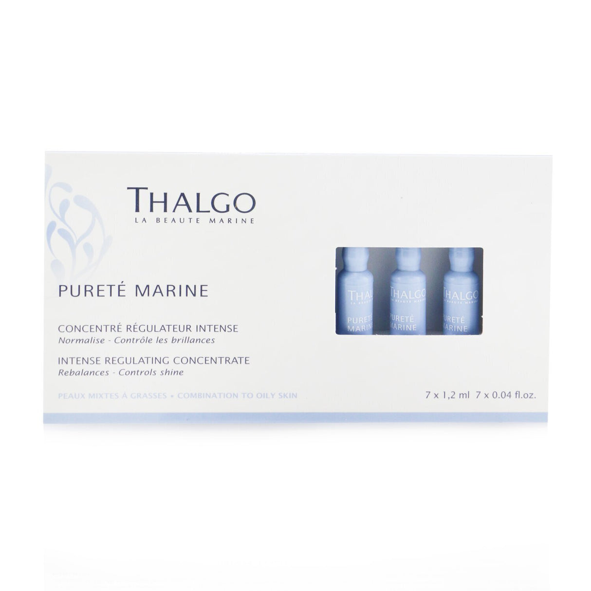 Thalgo Purete Marine Concentrate for oily skin, balancing shine, minimizing pores, and boosting hydration for a clear complexion.