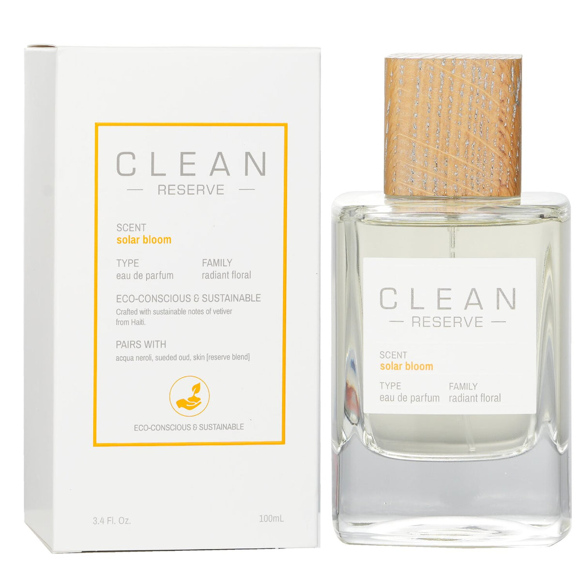Clean - Reserve Solar Bloom Eau De Parfum Spray - 100ml/3.4oz