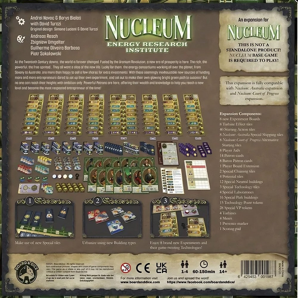 Nucleum: Energy Research Institute - Board Game