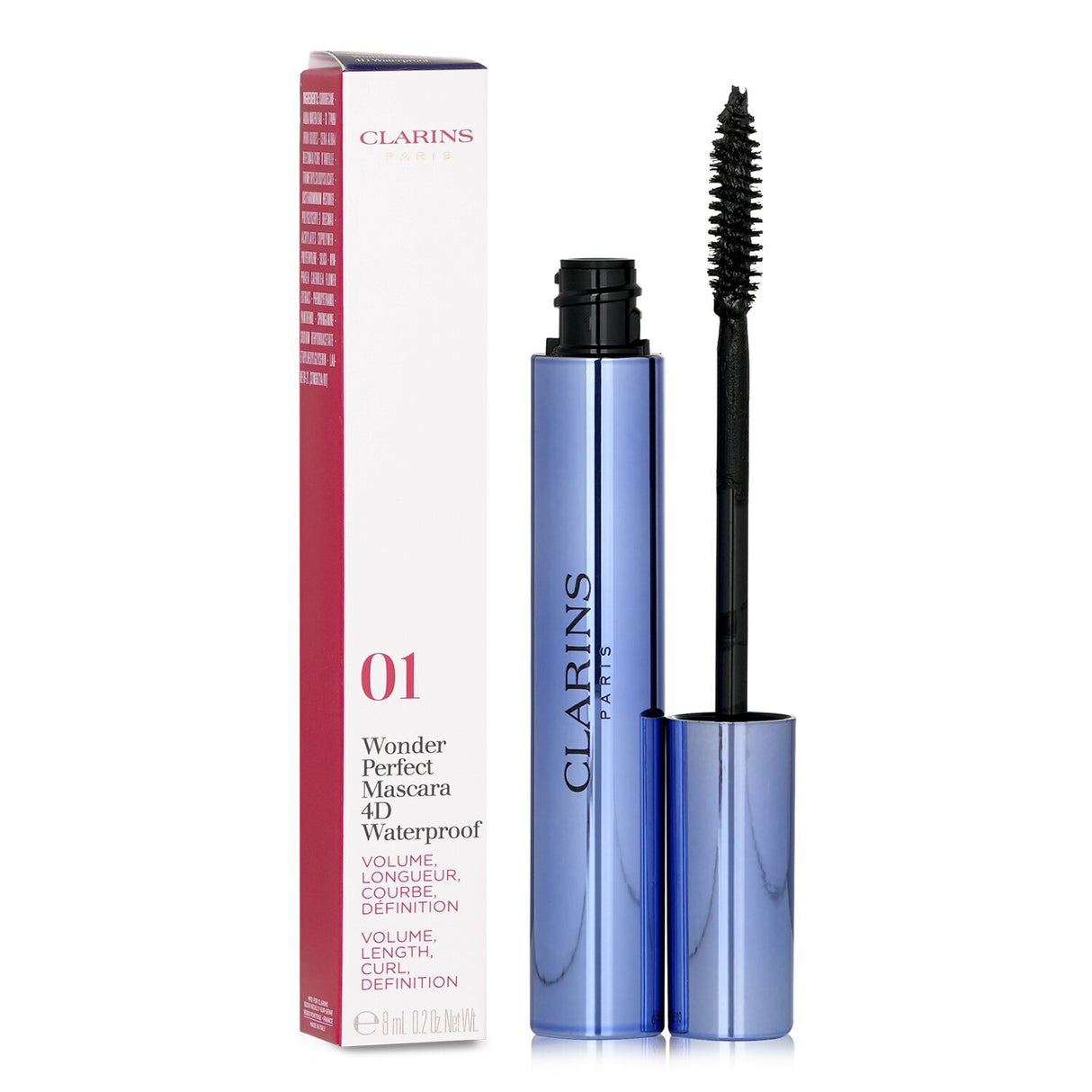 Clarins - Wonder Perfect Mascara 4D Waterproof- # 01 Perfect Black - 8ml/0.2oz