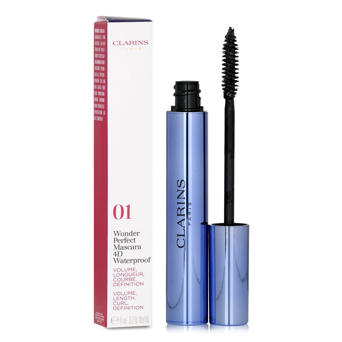 Clarins - Wonder Perfect Mascara 4D Waterproof- # 01 Perfect Black - 8ml/0.2oz
