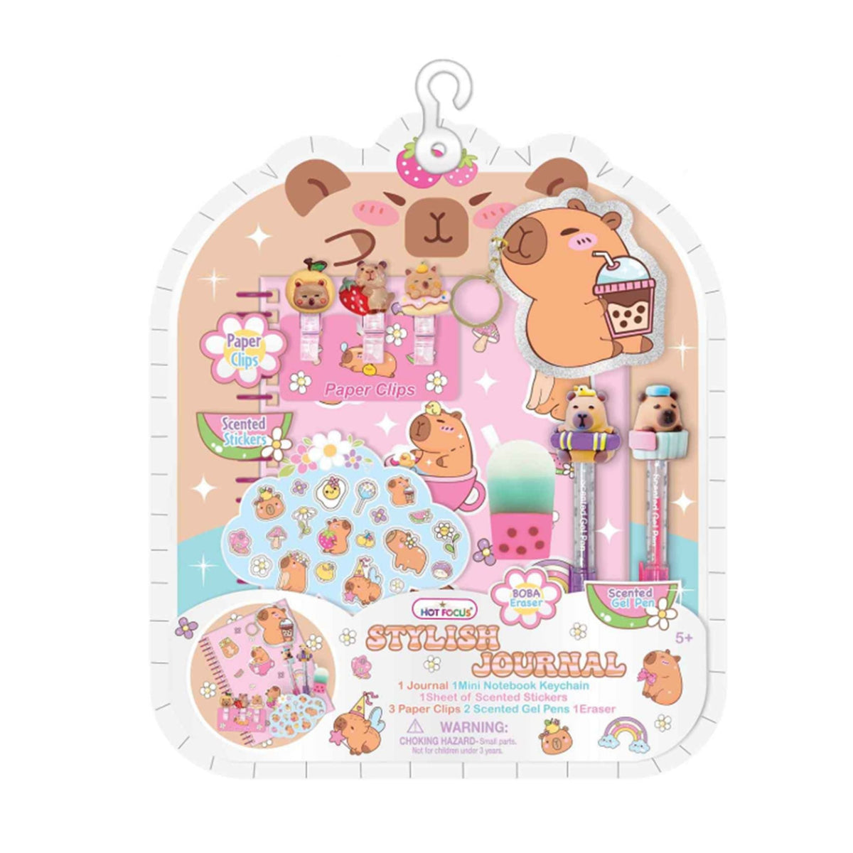 Kids Journal & Stationery Set - Capybara