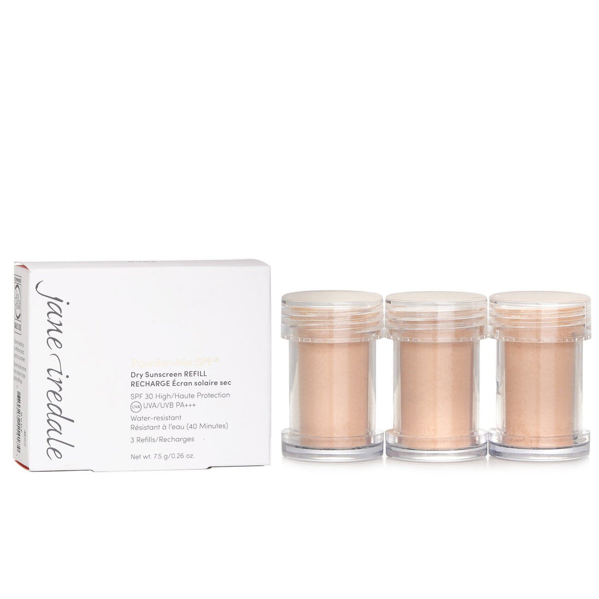 Jane Iredale Powder ME SPF Dry Sunscreen SPF 30 Refill - Nude 3x2.5g/0.09oz