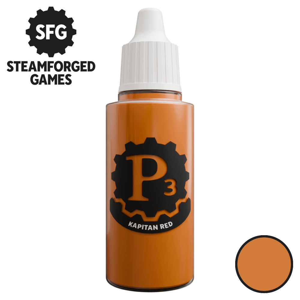 P3 Paints - Kapitan Red - 18ml