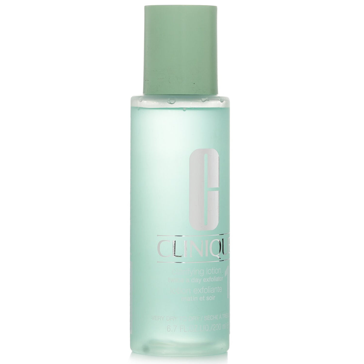 Clinique Clarifying Lotion 1: hydrating toner for dry, sensitive skin, removes impurities while providing a refreshing sensation.