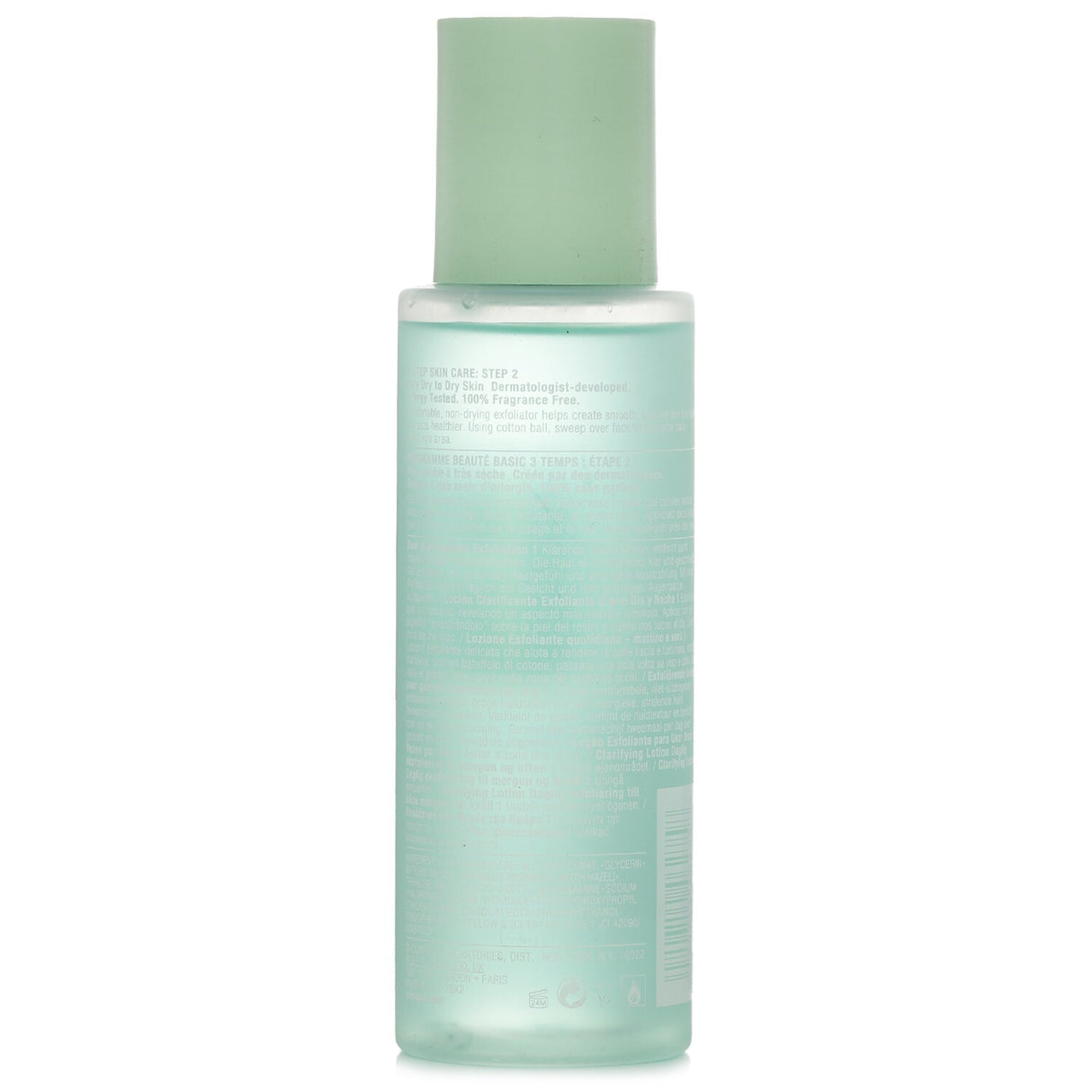 Clinique Clarifying Lotion 1 - 200ml toner for dry, sensitive skin, removes makeup, hydrates, and promotes natural skin renewal.