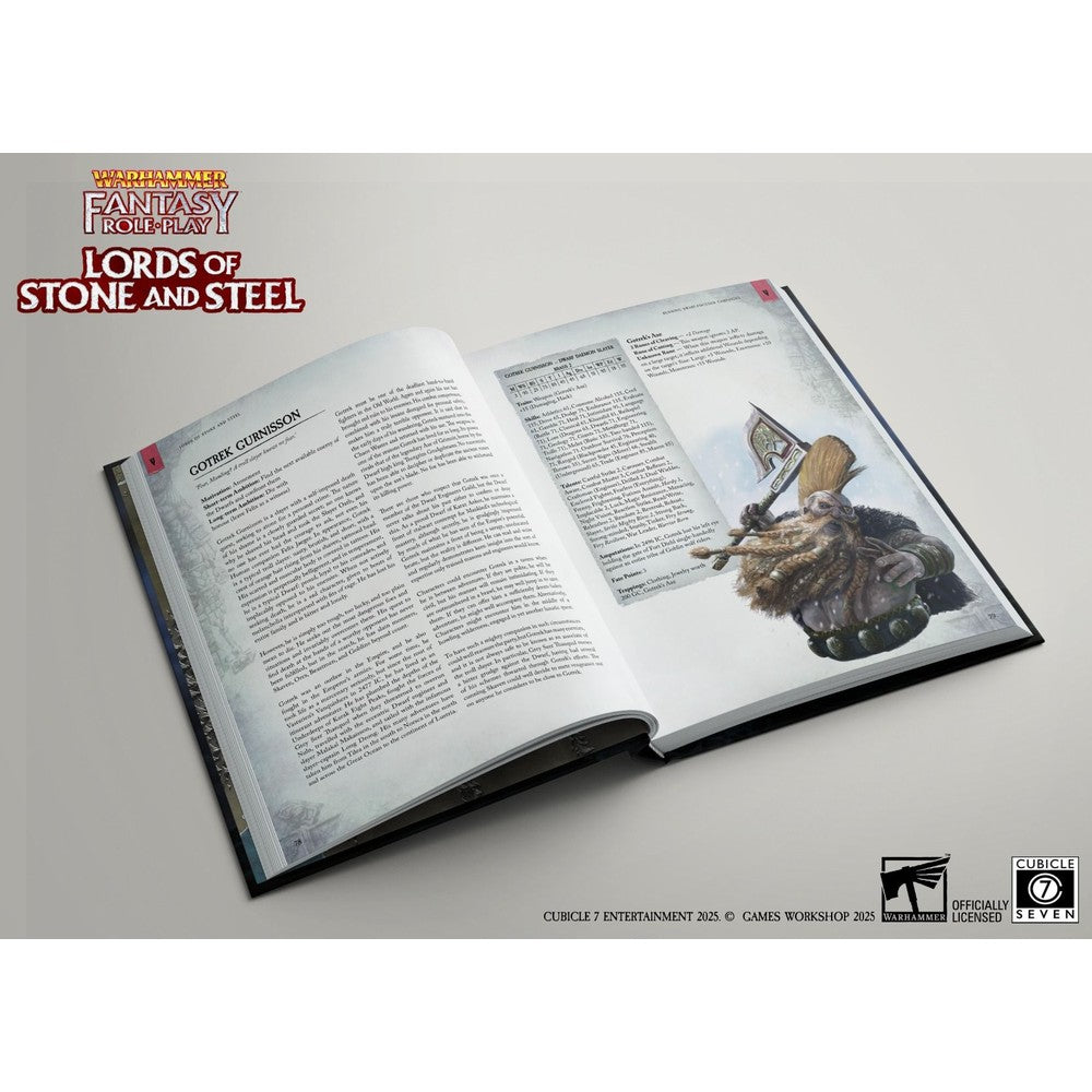Warhammer Fantasy Roleplay Lords of Stone and Steel