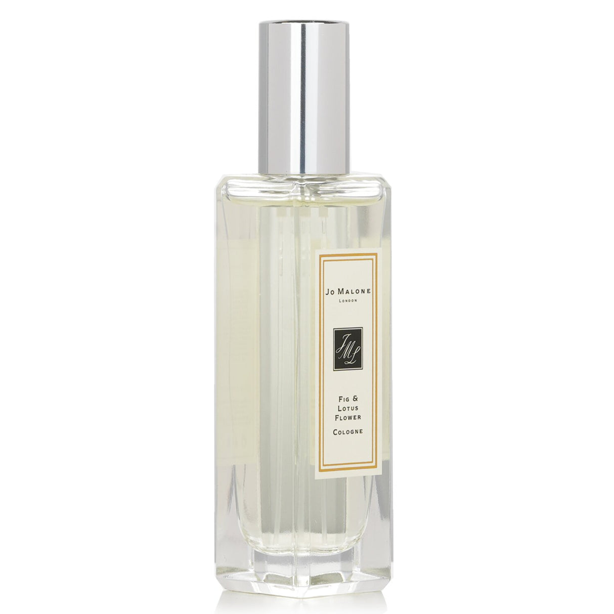 Jo Malone Fig & Lotus Flower Cologne Spray in 30ml, a unisex floral herbal fragrance with notes of fig, lotus, and vetiver.