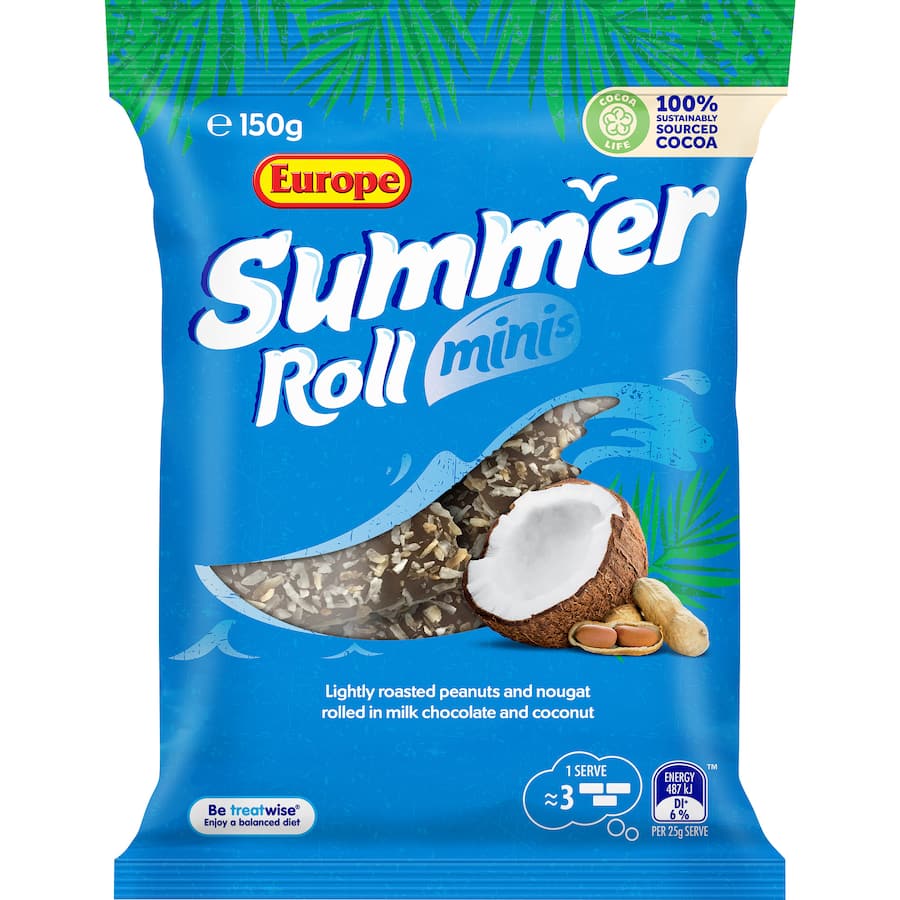 Europe Chocolate Sharepack & Peanuts Summer Roll Bag 150g