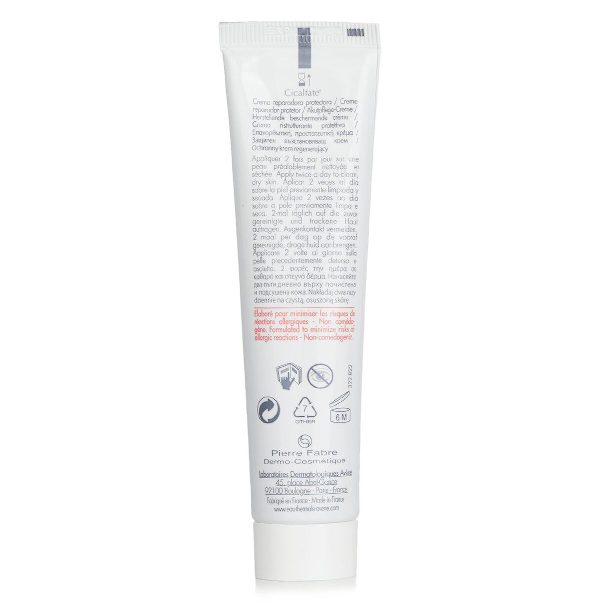 Avene - Cicalfate+ Repairing Protective Cream - For Sensitive Irritated Skin -