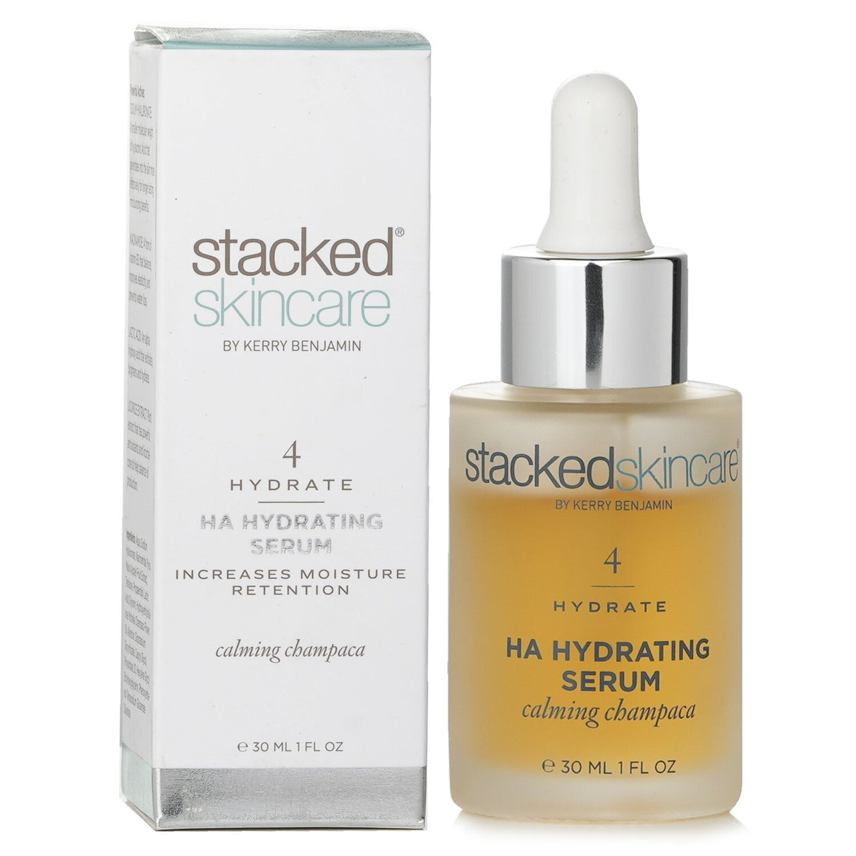 Stacked Skincare - HA (Hyaluronic Acid) Hydrating Serum - 30ml/1oz