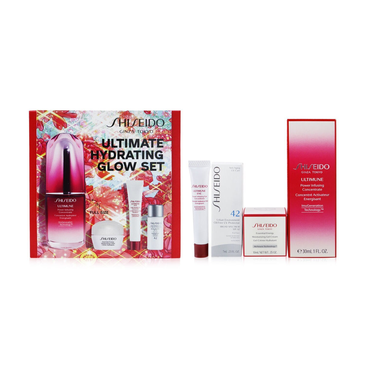 Shiseido - Ultimate Hydrating Glow Set - 4pcs