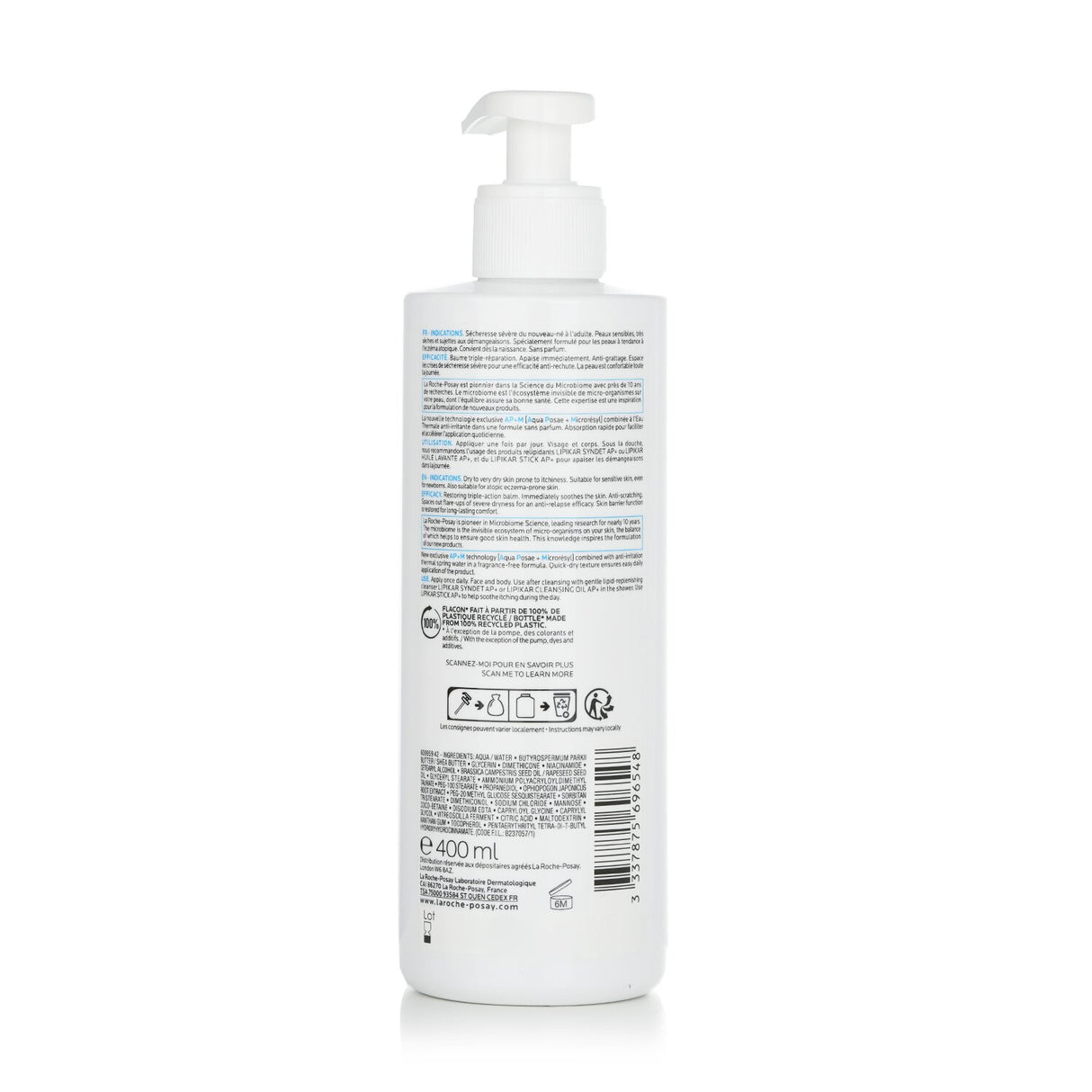 La Roche Posay - Lipikar Baume AP+M Triple-Action Balm - Anti-Scratching, Anti D