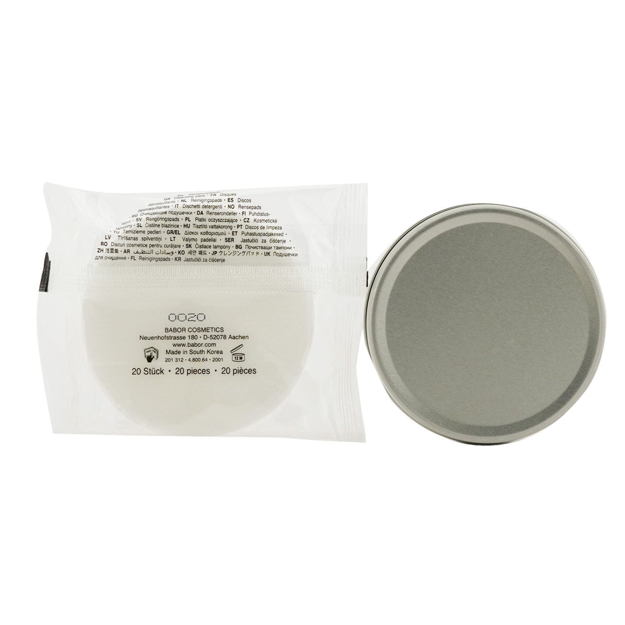 Biodegradable deep cleansing pads for gentle makeup removal, enriched with prebiotics and Centella Asiatica for skin nourishment.