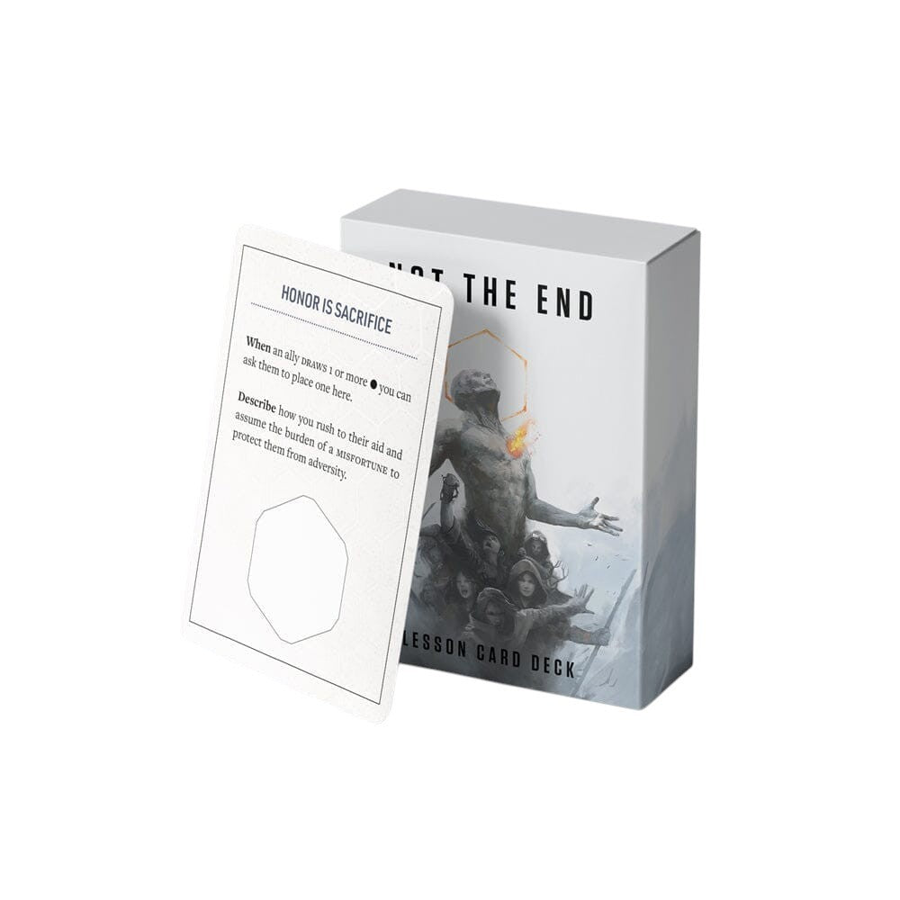 Not The End - Lesson Card Set - RPG Book