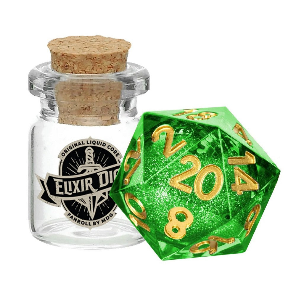 Fanroll: Individual d20 Elixir Liquid Core Dice: Aegis of Hope