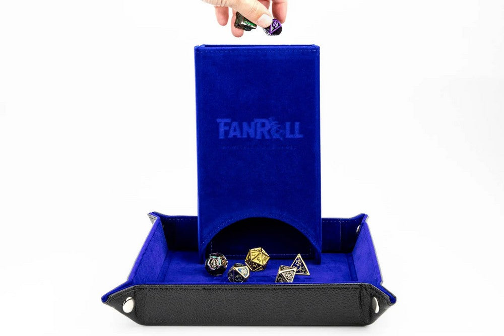 Fanroll: Fold Up Dice Tower: Blue