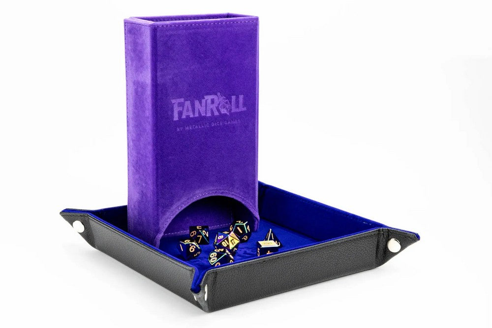 Fanroll: Fold Up Dice Tower: Purple