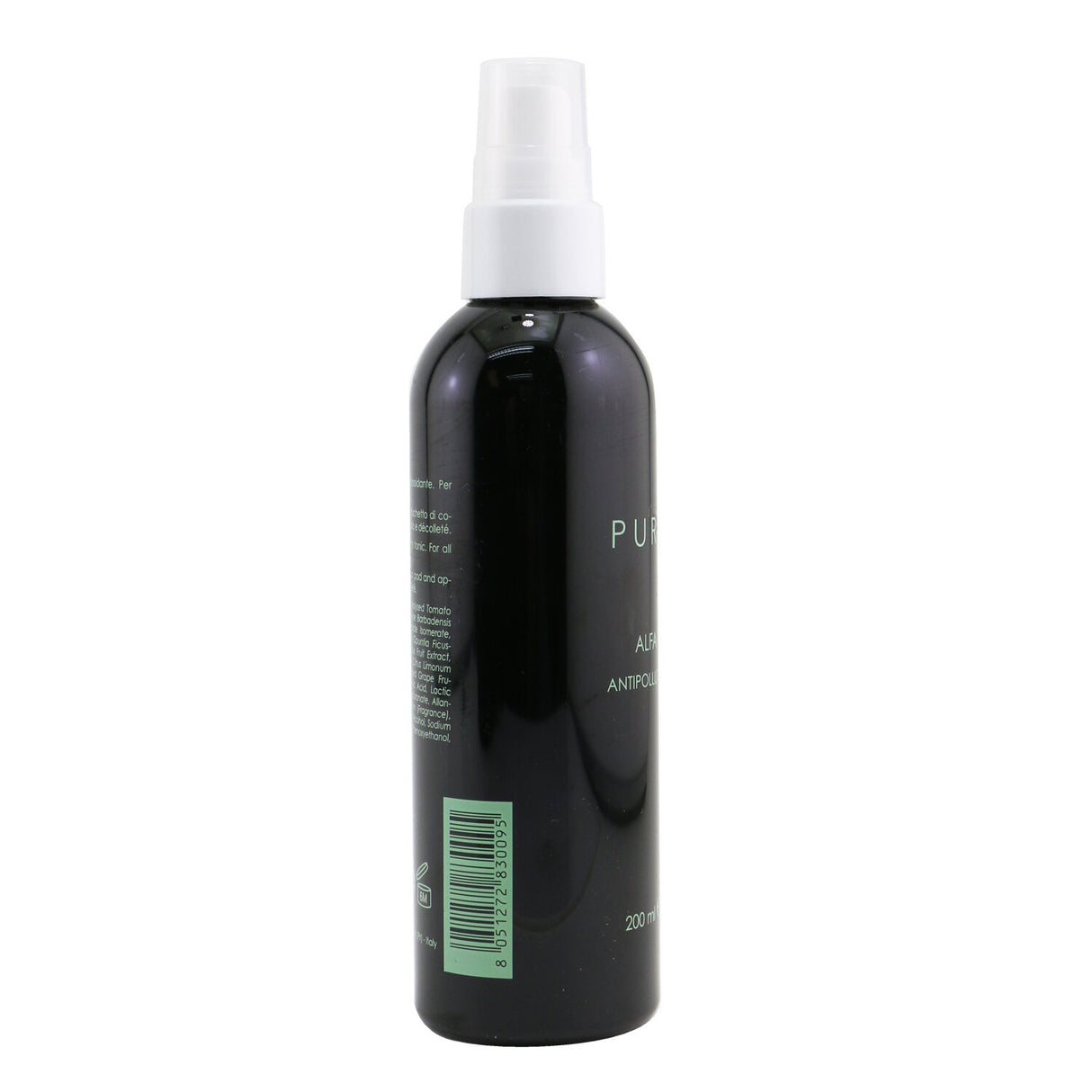 PUROPHI Alfa Tonic Antipollution Screen 200ml, a skincare tonic with antioxidants to protect against pollutants and enhance hydration.