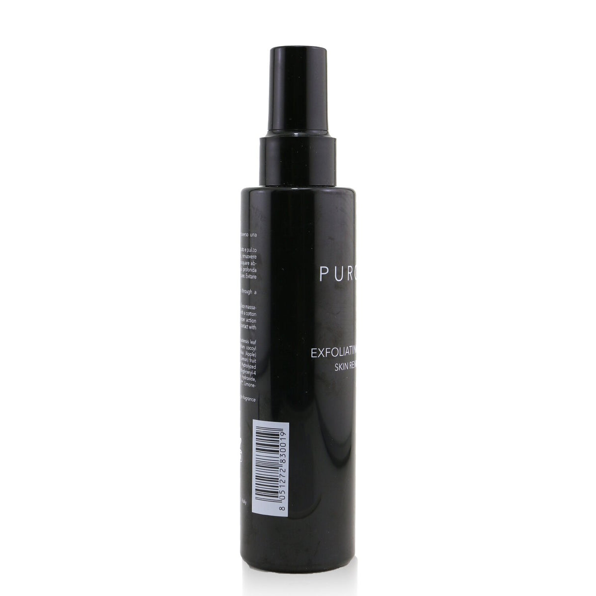 PUROPHI Exfoliating Serum in a 150ml bottle, designed for skin renewal with enzymes and AHA for smooth, radiant skin.